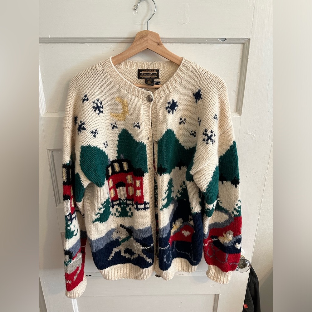 Vintage Eddie Bauer, Women’s Christmas Sweater, Size Large